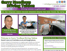 Tablet Screenshot of garryneedham.co.uk